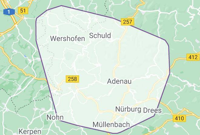 Relaxen In Der Eifel Map