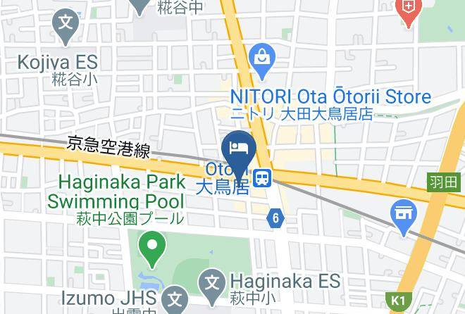Ota Ward - Relief Premium Haneda Airport Maps
