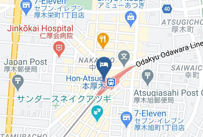 Atsugi City - Rembrandt Style Honatsugi Maps