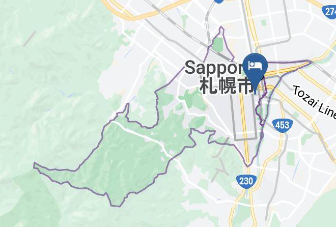 Sapporo City Chuo Ward - Rembrandt Style Sapporo Maps