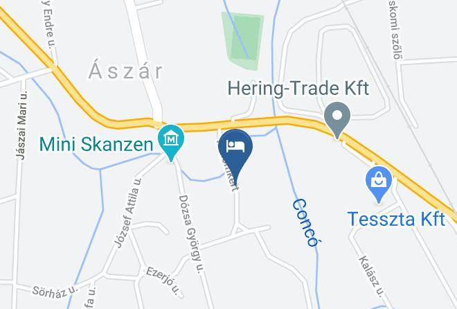 Aszar - Rembrandt Vendeghaz Maps