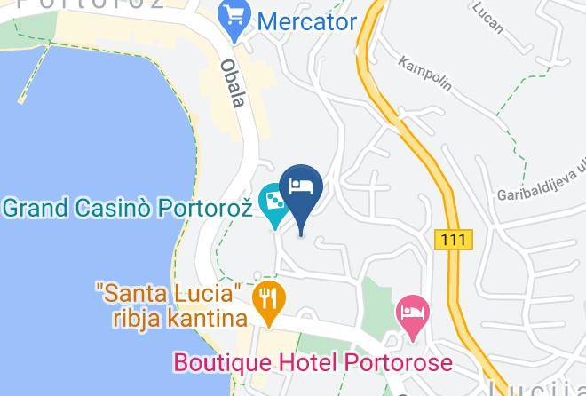 Piran - Remisens Premium Casa Rosa Annexe Maps