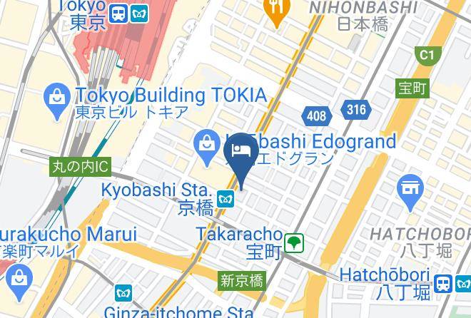 Chuo Ward - Remm Tokyo Kyobashi Maps