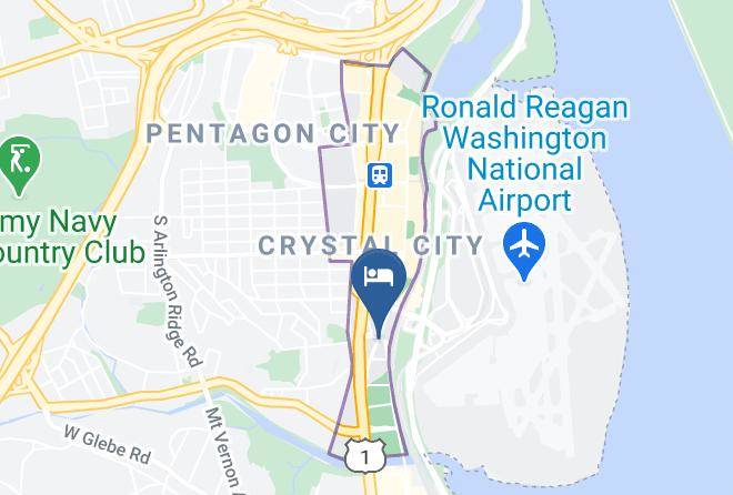 Arlington - Renaissance Arlington Capital View Hotel Maps