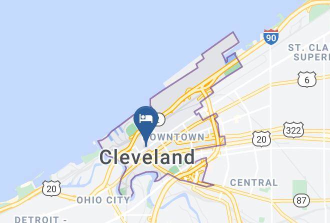 Cuyahoga - Cleveland Marriott Downtown At Key Tower Maps