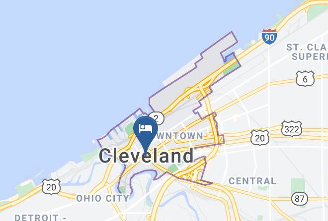 Renaissance Cleveland Hotel Map