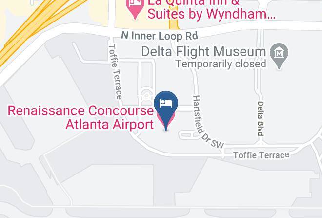 Fulton - Renaissance Concourse Atlanta Airport Hotel Maps