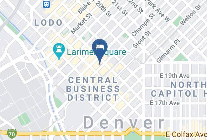 Renaissance Denver Downtown City Center Hotel Map