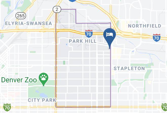 Renaissance Denver Central Park Hotel Map