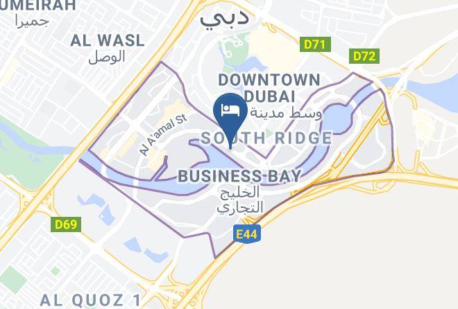 Dubai - Renaissance Downtown Hotel Dubai Maps