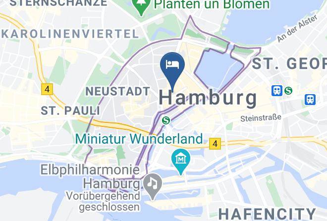 Stadt Hamburg - Renaissance Hamburg Hotel Maps