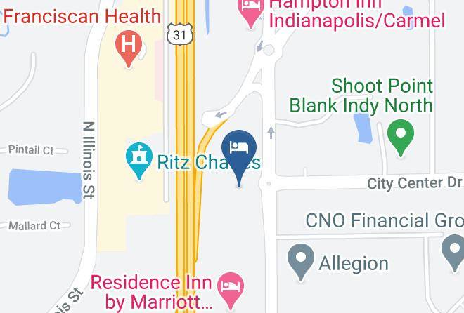 Renaissance Indianapolis North Hotel Map