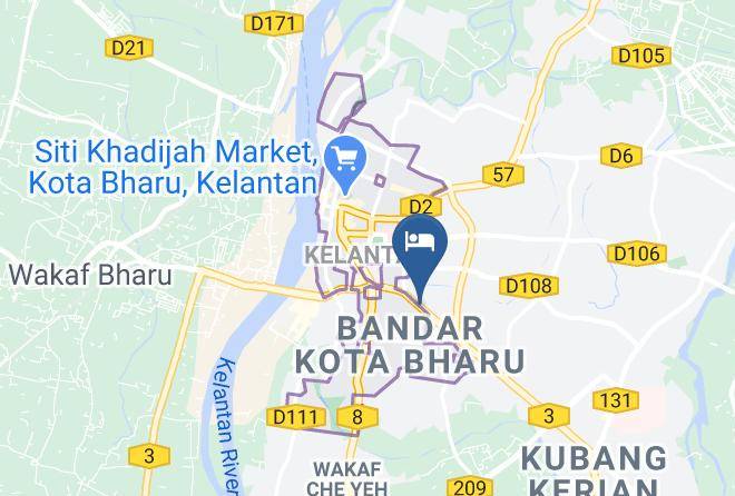 Kota Bharu - The Grand Renai Hotel Maps