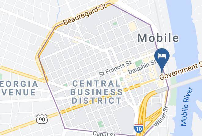 Mobile - Renaissance Mobile Riverview Plaza Hotel Maps