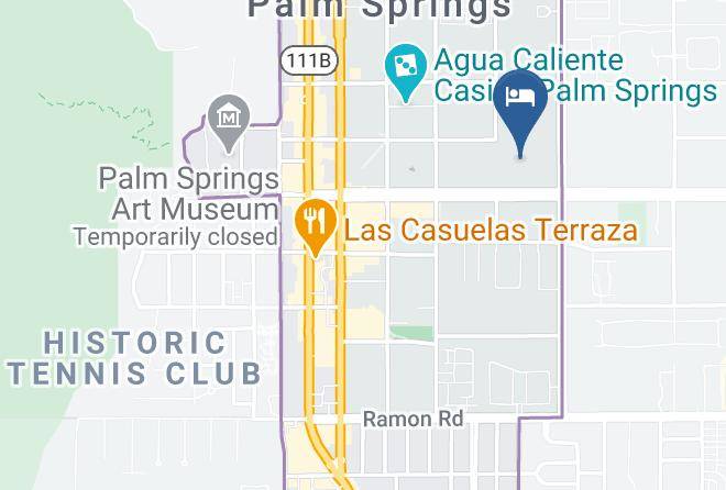 Renaissance Palm Springs Hotel Map