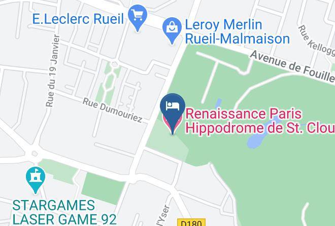 Hauts De Seine - Renaissance Paris Hippodrome De St Cloud Hotel Maps