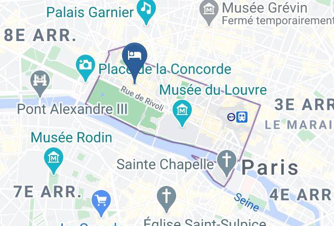 Paris - Hotel Renaissance Paris Vendome Maps