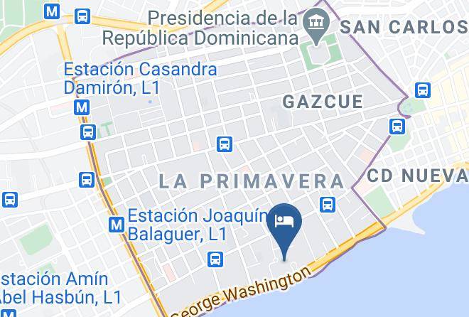 Santo Domingo De Guzman - Renaissance Santo Domingo Jaragua Hotel & Casino Maps