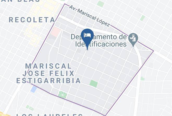 Asuncion - Renda Guazu Hotel Boutique Maps