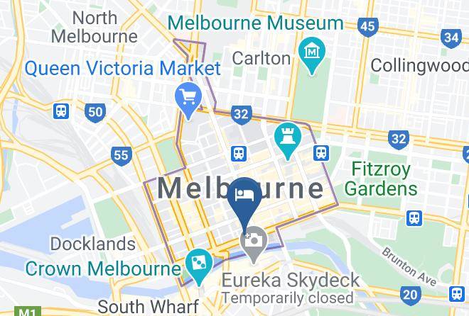Melbourne - Rendezvous Hotel Melbourne Maps