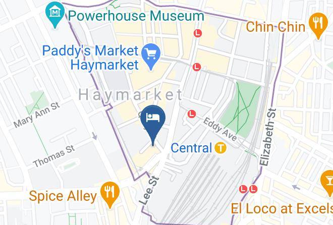 Sydney - Rendezvous Hotel Sydney Central Maps