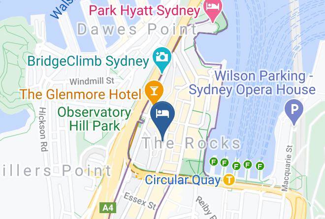 Sydney - Rendezvous Hotel Sydney The Rocks Maps