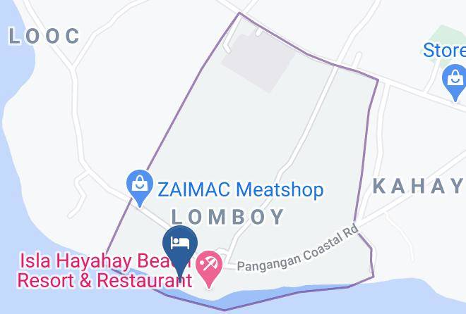 Cebu - Rene's Diverslounge Resort Maps