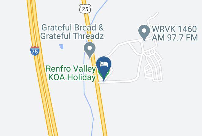 Renfro Valley Koa Holiday Map