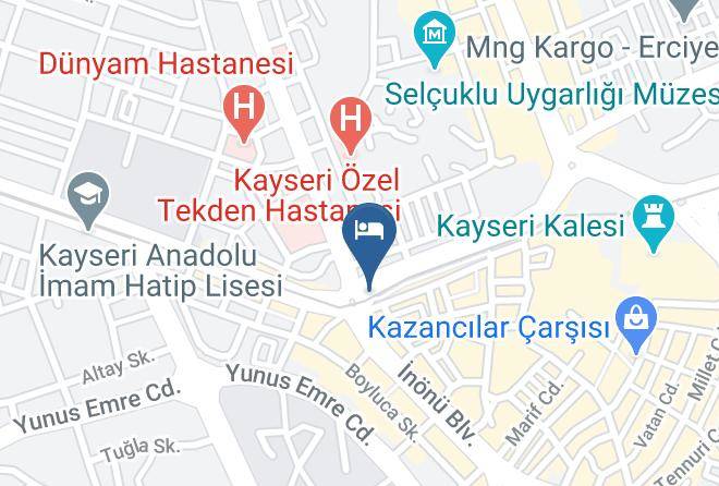 Melikgazi - Rengarenk Otel & Restorant Maps