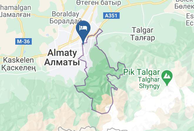 Almaty City - Renion Park Hotel Maps