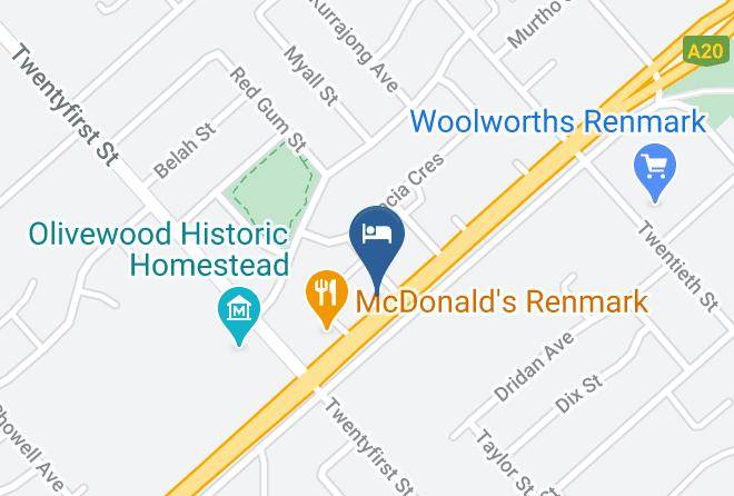 Renmark Paringa - Renmark Motor Inn Maps