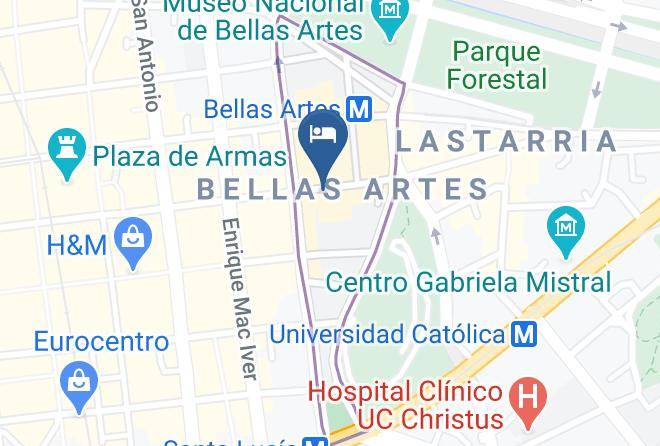Santiago - Merced Por Dias Maps