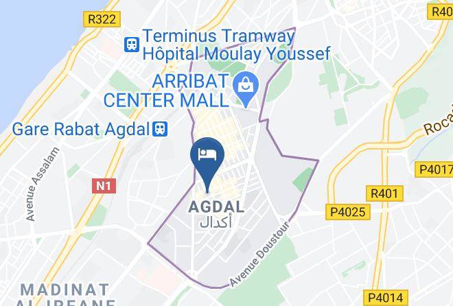 Rabat - Rent Inn Suites Hotel Maps