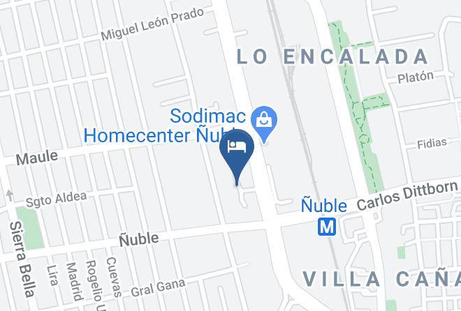 Santiago - Renta Amoblados Vicuna Mackenna Maps