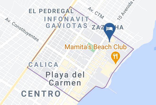 Solidaridad - Rentas Vacacionales Playa Maps