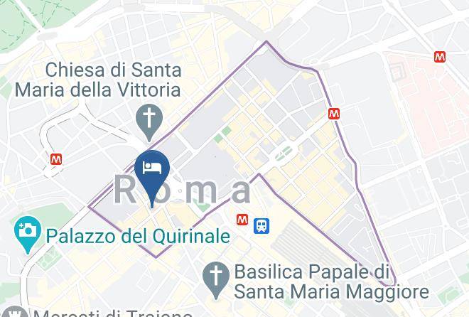 Repubblica Hotel Rome Map