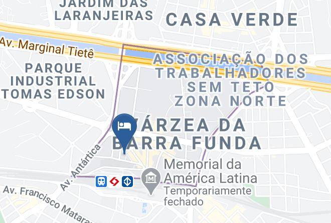 Sao Paulo Barra Funda - Repulica Universitarias 3 Maps