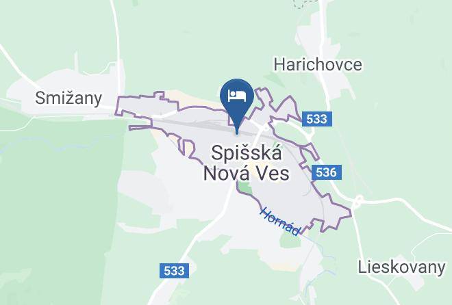 Spisska Nova Ves - Resa Penzion Maps