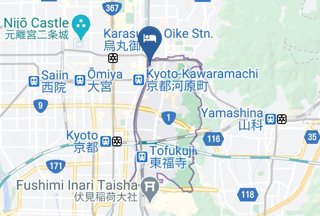 Kyoto City Higashiyama Ward - Resi Stay Gion Maps