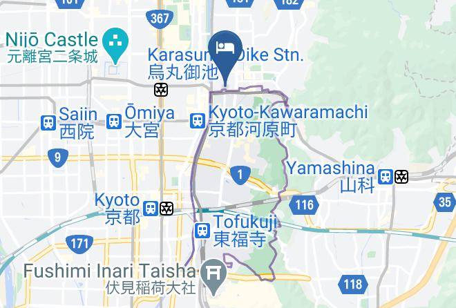 Kyoto City Higashiyama Ward - Resi Stay Higashiyama Sanjo Maps