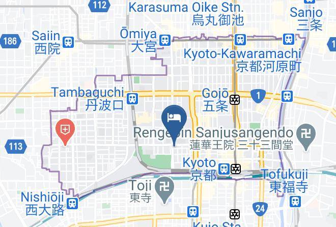 Kyoto City Shimogyo Ward - Resi Stay Hotel Sun Chlorella Maps