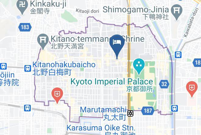 Kyoto City Kamigyo Ward - Resi Stay Imadegawa Maps
