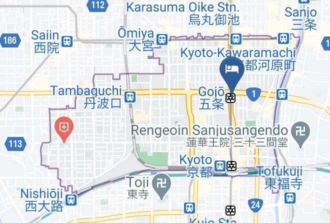 Resi Stay Karasuma Gojo Map