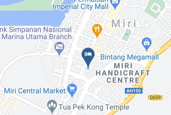 Bahagian Miri - Residence 21 Boutique Inn Maps