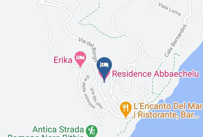 Cagliari - Residence Abbaechelu Maps