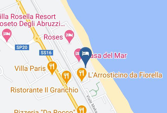 Residence Acquamarina Roseto Degli Abruzzi Map