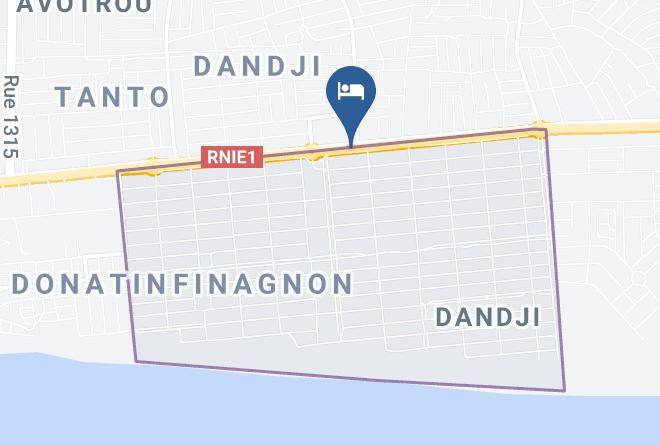 Cotonou - Residence Adele Bake Maps