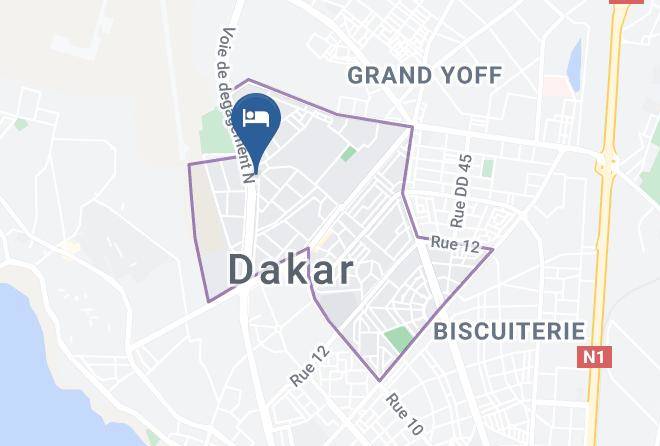 Dakar - Residence Adsl Immobilier Dakar Senegal Maps