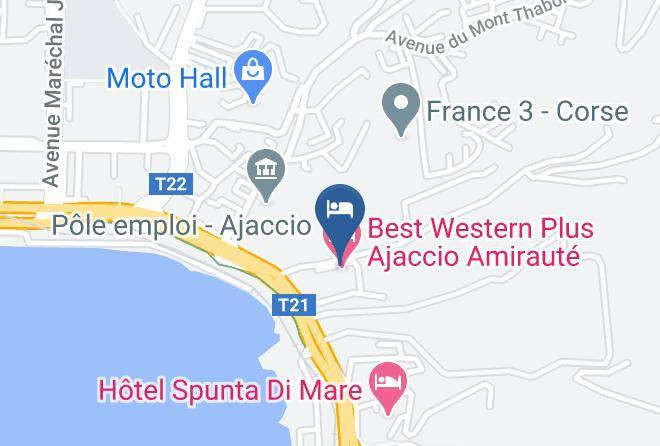 Southernsica - Residence Amiraute Ajaccio Maps