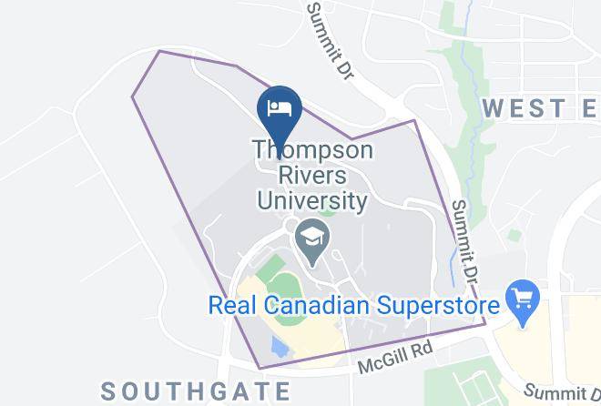 Thompson Nicola - Residence And Conference Centre Kamloops Maps